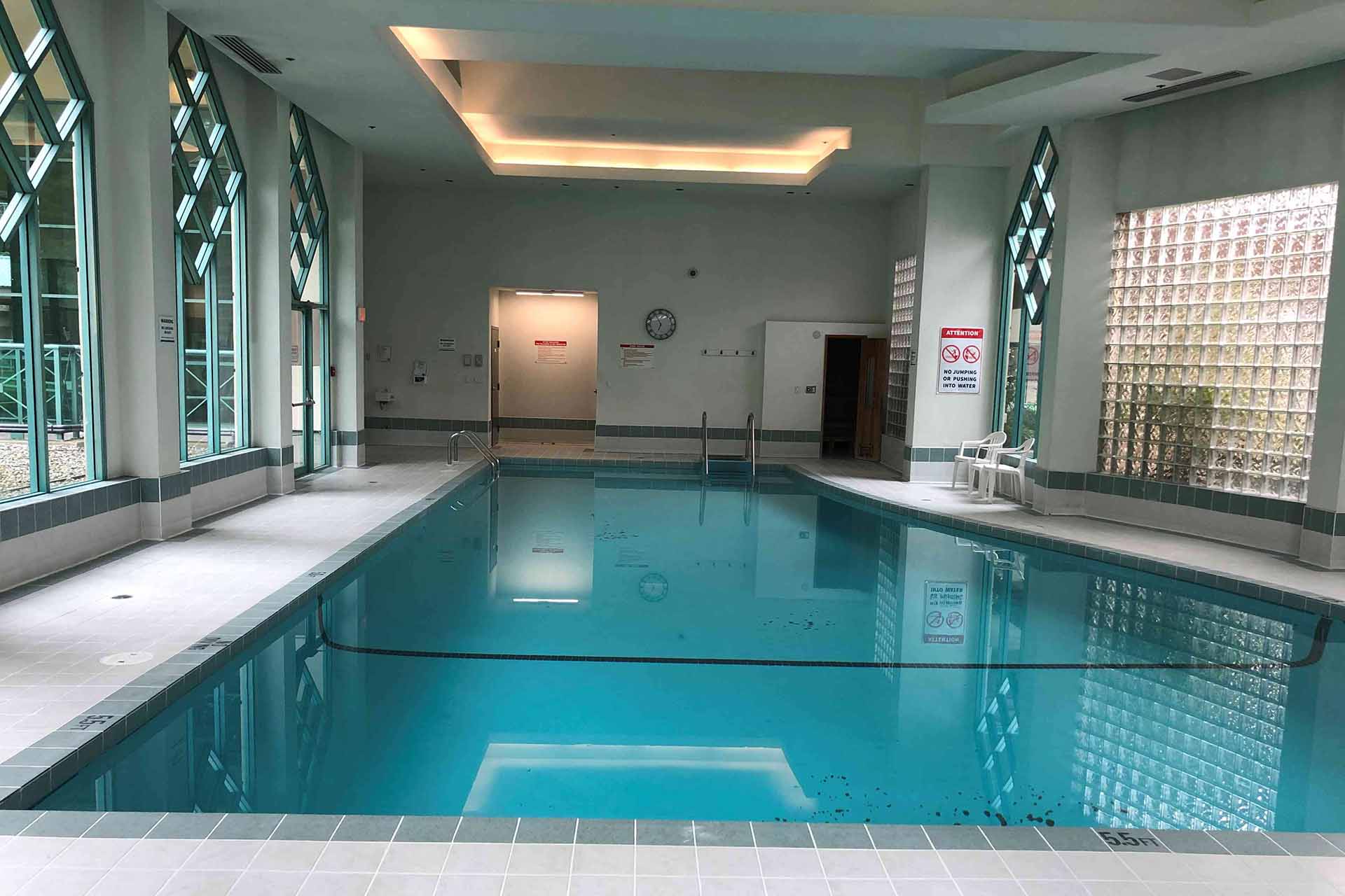 Pool edge detailing by Keon Construction