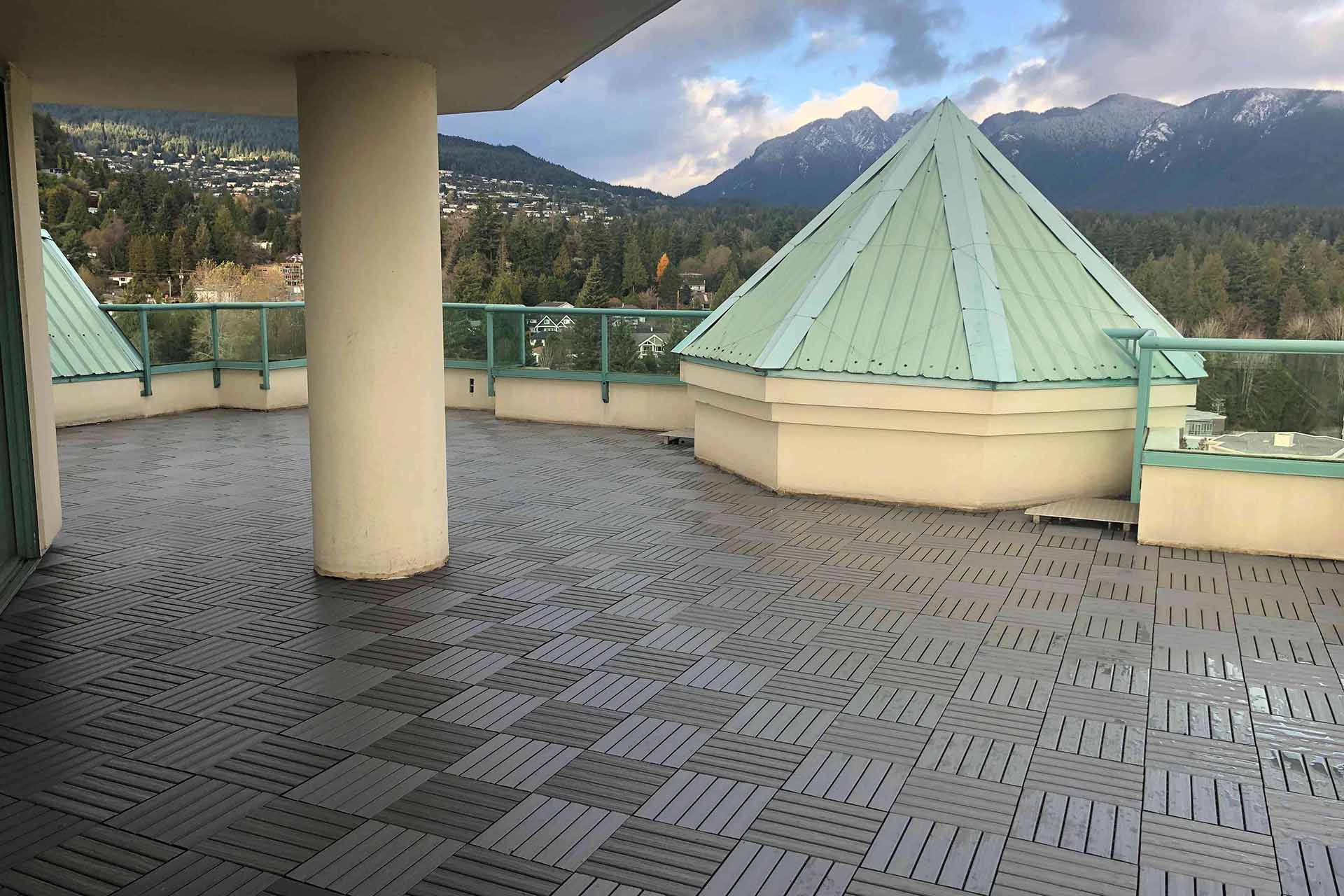 Tile replacement detail by Keon Construction